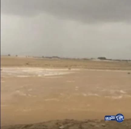 بالفيديو.. الأمطار تتسبب في جريان وادي بيش ومعاناة الأهالي تتجدد