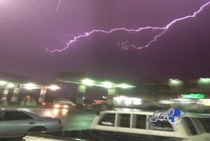  أمطار على منطقة الجوف