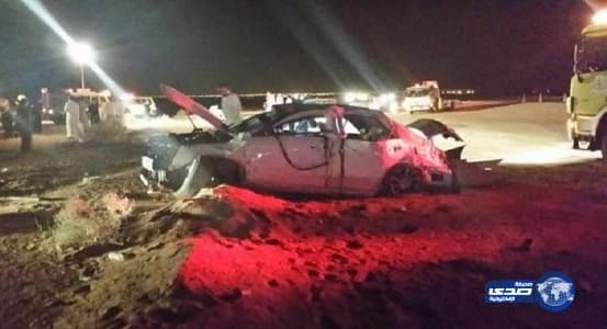 وفاة و 6 إصابات في حادث بطريق القصيم المدينة