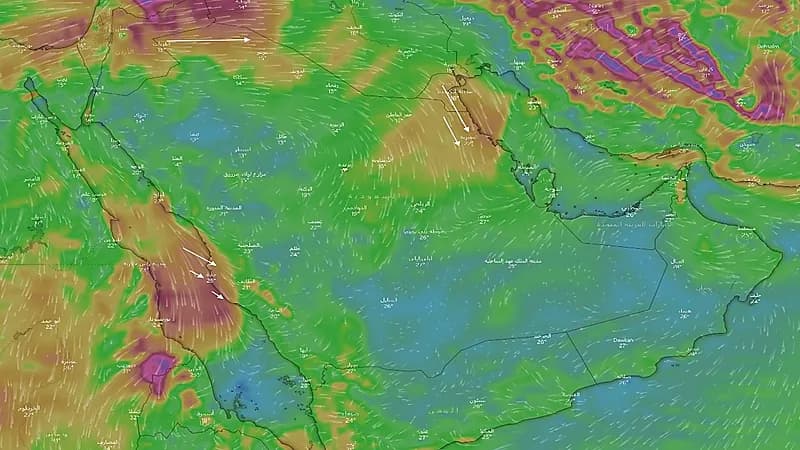"المسند": استقرار جوي على معظم المناطق