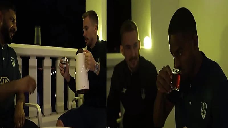 فيديو.. براداريتش ودانكلير في ضيافة المسيليم