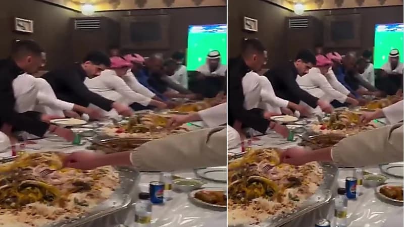 الأمير خالد بن طلال يقيم مأدبة سحور للاعبي فريق الطائرة الهلالي.. فيديو