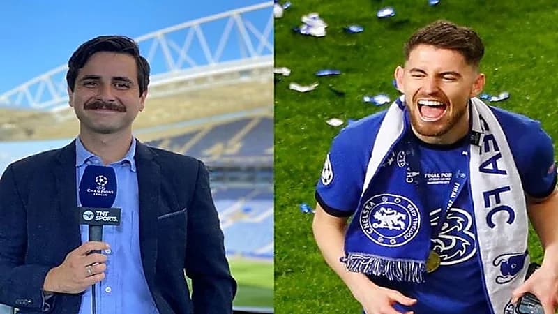 شاهد.. جورجينيو ينفذ رهانه على الهواء بحلاقة لحيته بعد فوز تشيلسي بالدوري