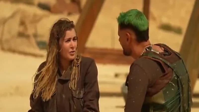 شاهد.. الفنانة عائشة بن أحمد لرامز جلال بعد اكتشاف مقلب "رامز موفي ستار": منك لله