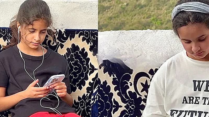 الأميرتان الجوهرة ولطيفة ابنتا الأمير عبدالعزيز بن فهد تخطفان الأنظار بتواضعهما