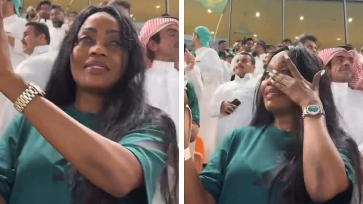 بكاء زوجة رينارد عقب تأهل الأخضر لمونديال 2026.. فيديو