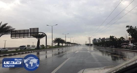 هطول أمطار متفرقة على الطائف