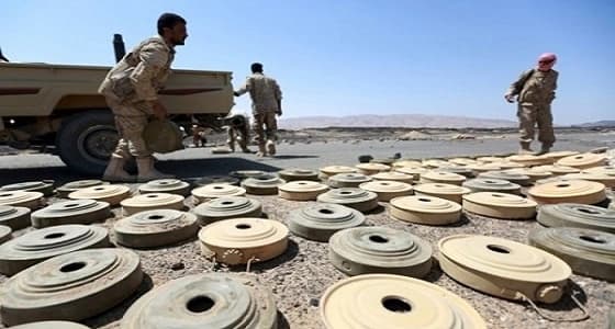 بالفيديو.. قوات المملكة تعثر على 14 عبوة ناسفة حوثية في ضراوية بصعدة