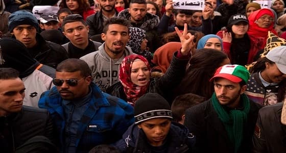 بالصور.. تظاهرات في المغرب احتجاجا على " مناجم الموت " وطلبا للتنمية