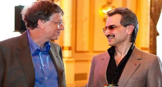 لا يمكنني التأويل .. تعرف على رسالة بيل غيتس للوليد بن طلال