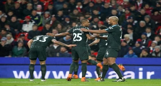 مانشستر سيتي يهزم ستوك بثنائية