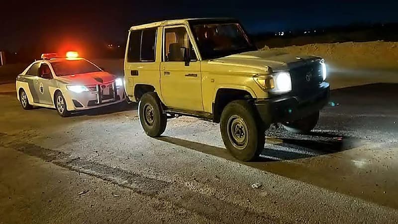 بالصور .. مرور الجوف يضبط مركبات مخالفة