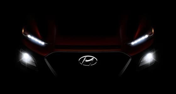 صورة تشويقية لـ " هيونداي كونا الأمريكية " قبل معرض لوس أنجلوس