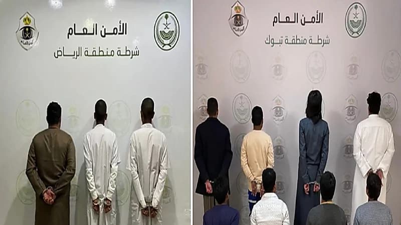 سقوط مجرمين في قبضة رجال الأمن.. فيديو