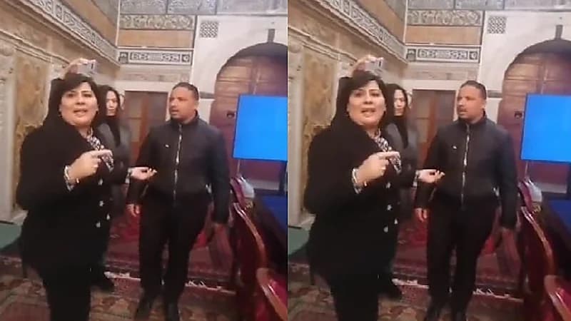 بالفيديو.. نائب يعتدي على زميلته تحت قبة البرلمان