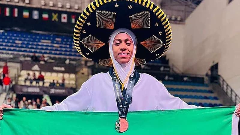 دنيا أبو طالب تتأهل إلى أولمبياد باريس في منافسات التايكوندو