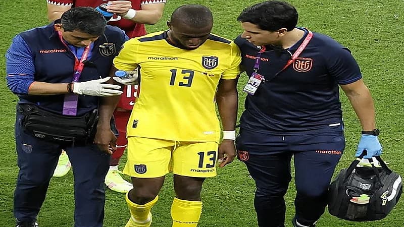 إصابة فالنسيا تفسد فرحة الإكوادور بالفوز على قطر