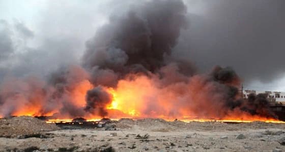 إخماد آخر الآبار المشتعلة في حقل عجيل بالعراق