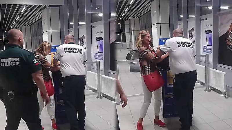 انهيار مسافرة بسبب سياسات راين إير.. فيديو