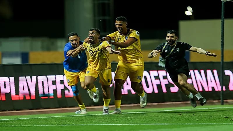 الحزم يصعد رسميا لدوري روشن .. صور