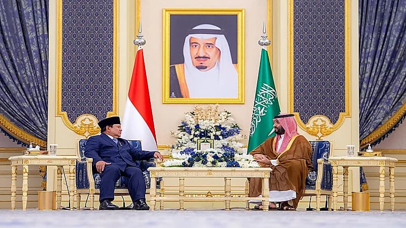 ولي العهد ورئيس إندونيسيا يعقدان جلسة مباحثات رسمية.. فيديو