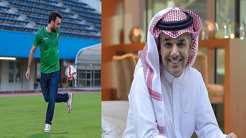 النفيعي معلقًا على صورة وزير الرياضة: نحتاج لاعب مميز بس مدري الإدارة توافق والا لا