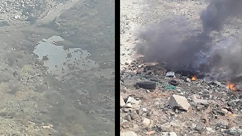 حقيقة "فيديو" حرق في مردم الطائف بالنسيم