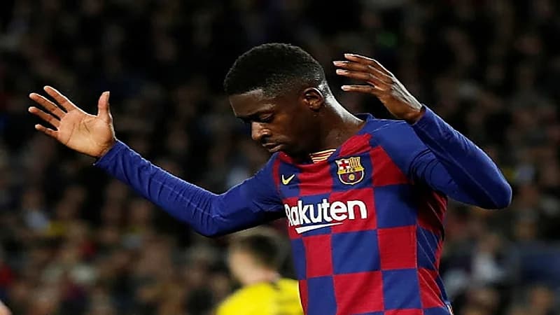 برشلونة يُنهي علاقته بعثمان ديمبيلي