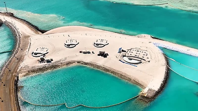 فيديو.. وصول الدفعة الأولى من الفلل العائمة لجزيرة شيبارة