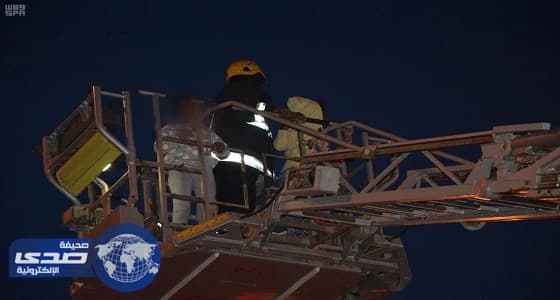 مدني تبوك يخمد حريقا بمنزل في حي المهرجان بسبب التماس كهربائي