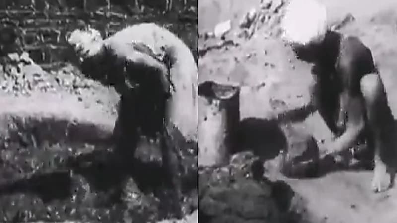 فيديو نادر لعُمال مصريين يصنعون الطوب قبل 90 عاما