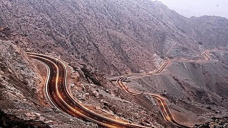 إغلاق مؤقت لطريق الهدا احترازيًا بالاتجاهين