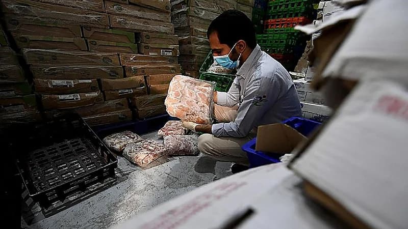 ضبط مستودع يخزن دواجن فاسدة بالرياض