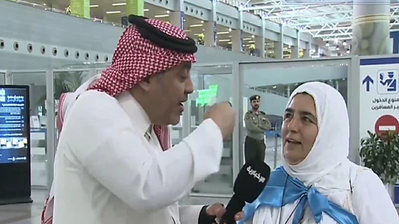 موقف طريف لحاجة كردستانية مع مراسل الإخبارية على الهواء .. فيديو