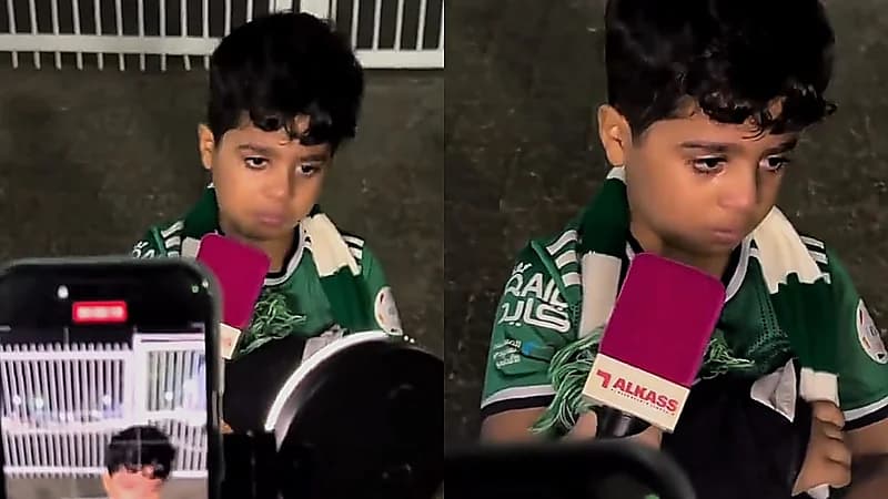 بكاء طفل أهلاوي بعد الخسارة أمام الهلال .. فيديو