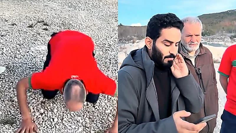 فزعة أهل الكويت والعجمان لحجاج إسبان على الخيل بعد تعثرهم في البوسنة .. فيديو