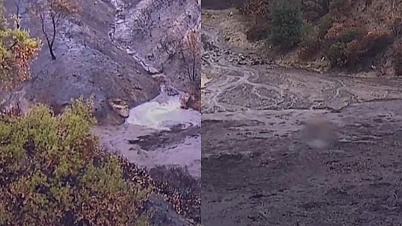 ‎فيضانات وانهيارات أرضية تضرب لوس أنجلوس بسبب الأمطار   .. فيديو