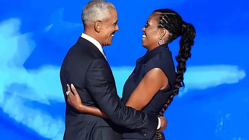 أوباما يعترف بصعوبات في علاقته مع زوجته ميشيل ويعلق على حقبة ترامب
