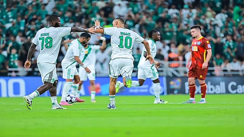 الأهلي يمطر شباك ناساف الأوزبكي برباعية.. فيديو