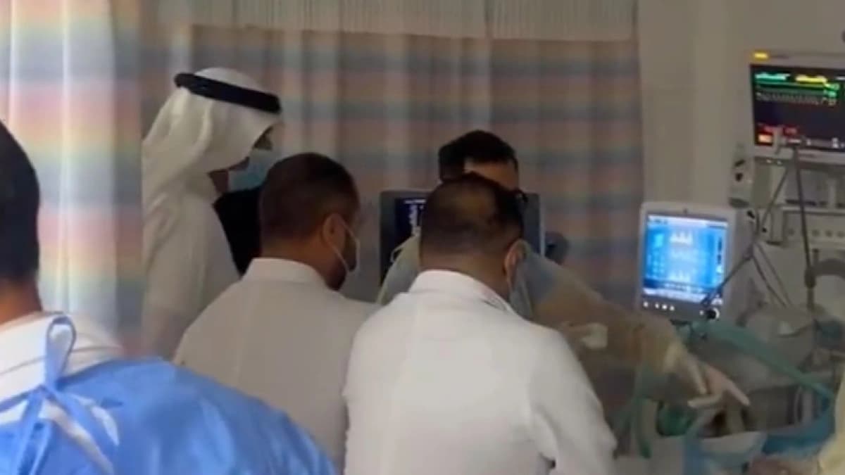 إخلاء جوي عاجل لمقيم بنغلاديشي بعد تعرضه لجلطة حادة .. فيديو