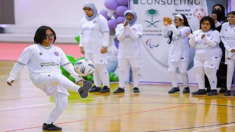 فريق نسائي لذوي الإعاقة في الرياض