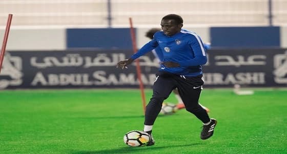 " الخيبري " يتغيب عن تدريبات الهلال بسبب إصابته