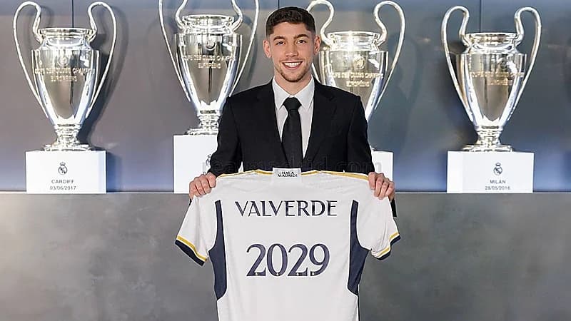 ريال مدريد يمدد عقد فالفيردي حتى عام 2029