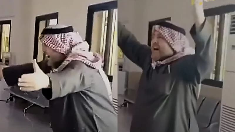 لحظة مؤثرة لعودة مغترب سوري إلى بلاده .. فيديو