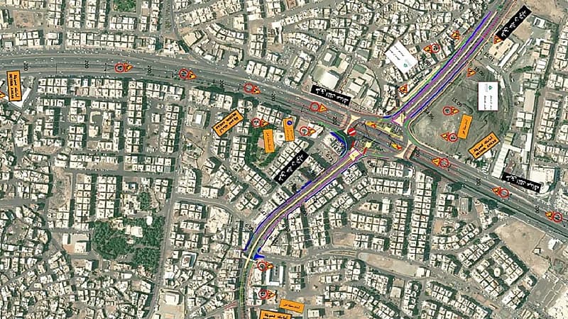 أمانة المدينة تعلن تحويل مسار تقاطع طريق خالد بن الوليد مع طريق الملك عبدالله