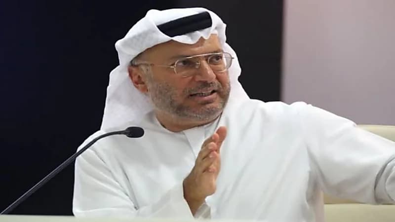 قرقاش يعلق على زيارة أردوغان للإمارات والمملكة 