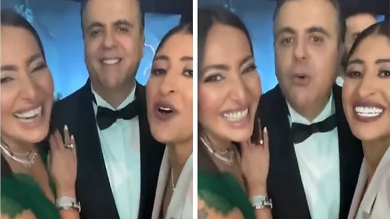 شاهد.. ظهور لافت لشجون الهاجري وفاطمة الصفي في حفل زفاف ابنة جمال سنان