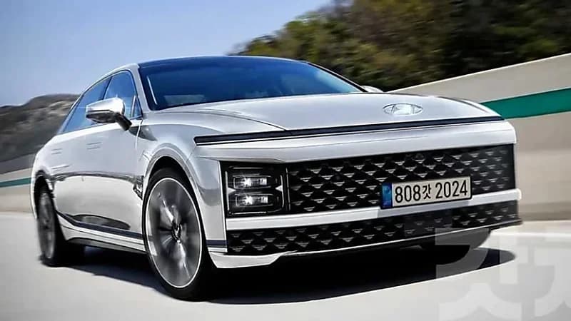 ظهور الشكل التخيلي من هيونداي أزيرا 2023 الجيل القادم