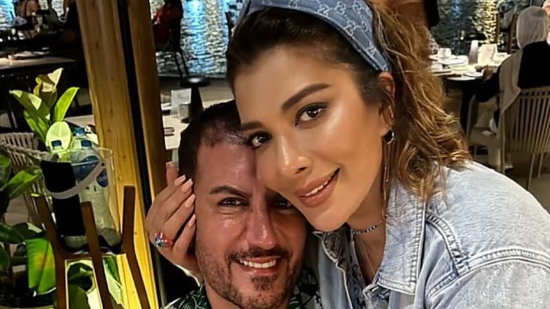 أصالة تحتفل بعيد ميلاد زوجها برسالة وصورة رومانسية