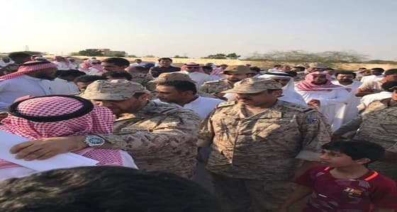 بالصور.. وقائع جنازة شهيد الواجب الثاني بـ " جازان "